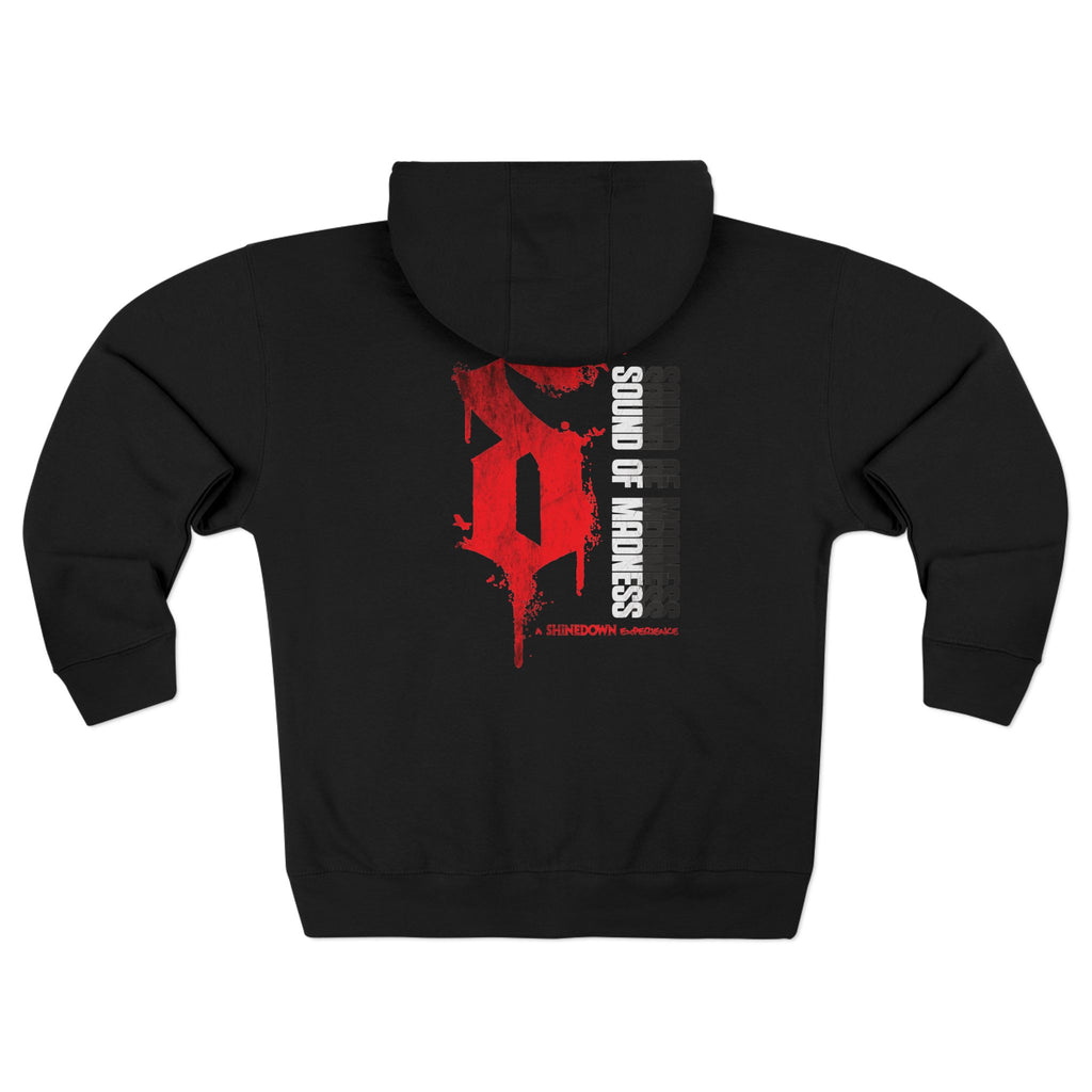 Front and Back Design Full Zip Hoodie