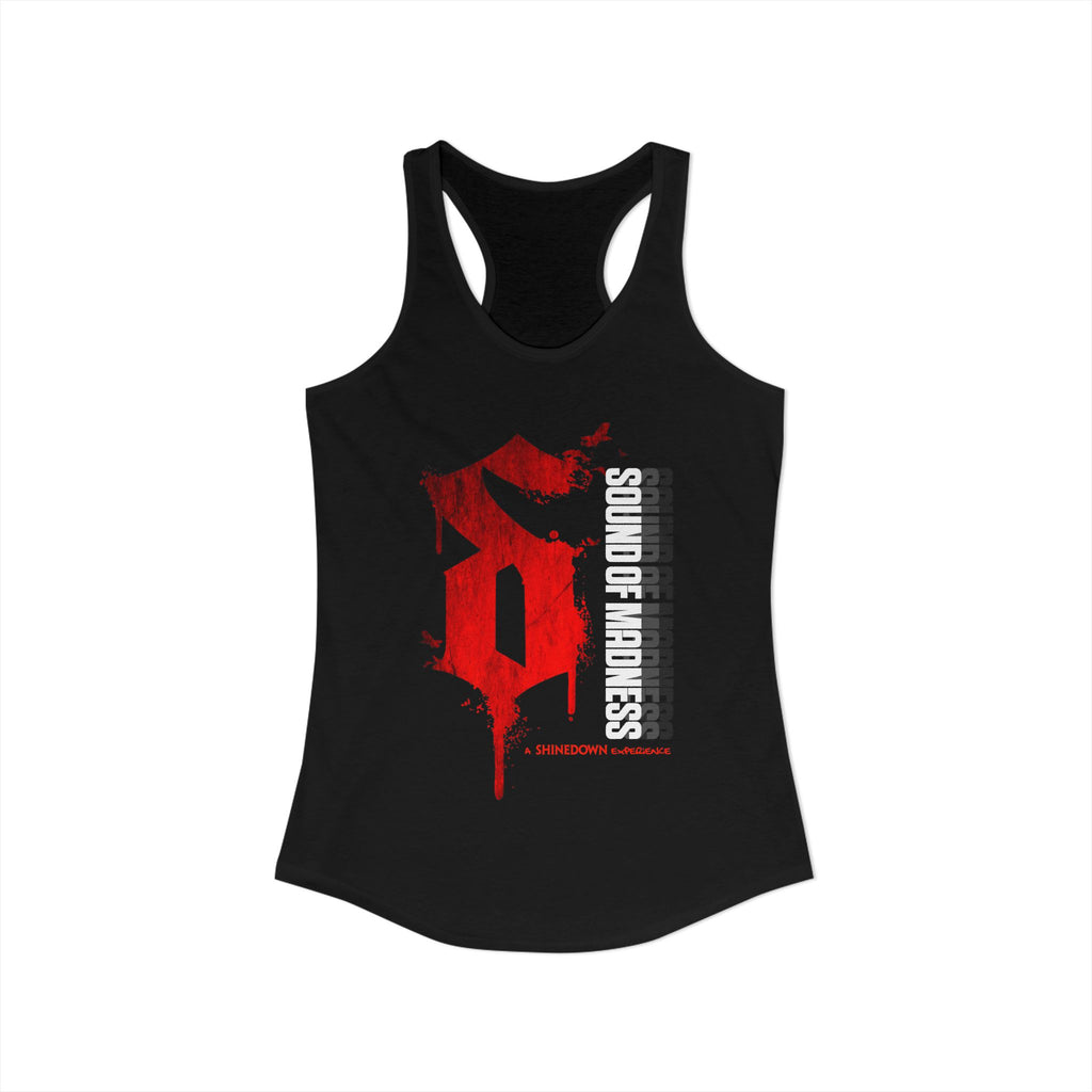 Women's Black Racerback Tank