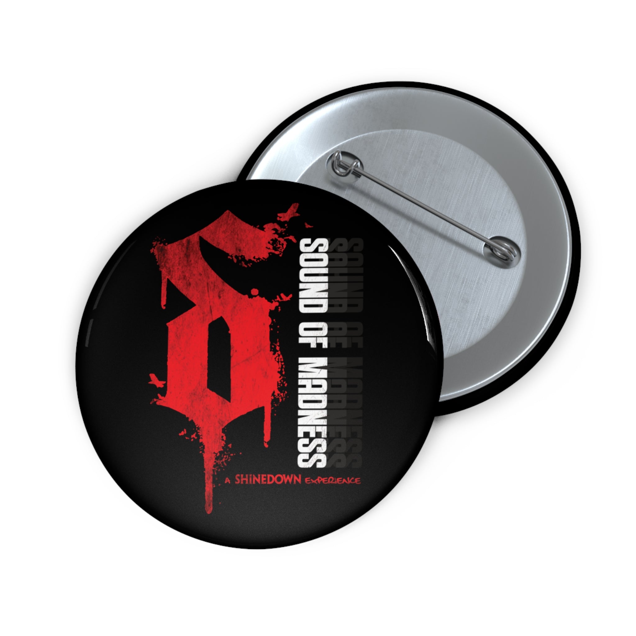 Band Pin Button "S" Design
