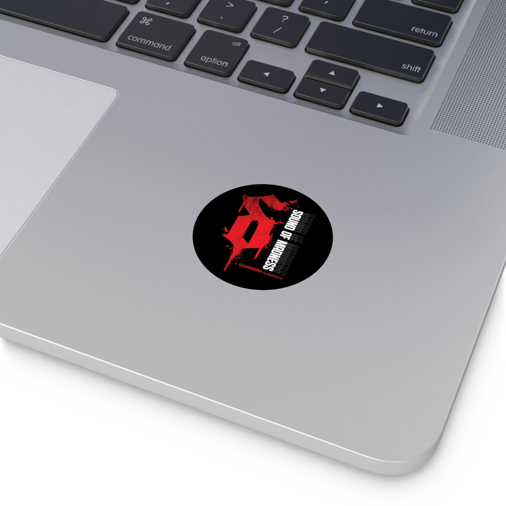Sound of Madness Round Vinyl Sticker