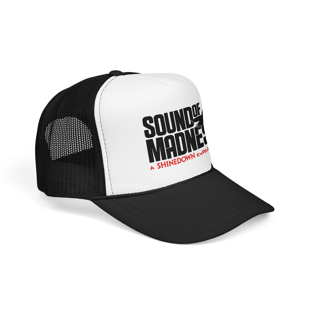 Foam Mesh Back Trucker Hat White