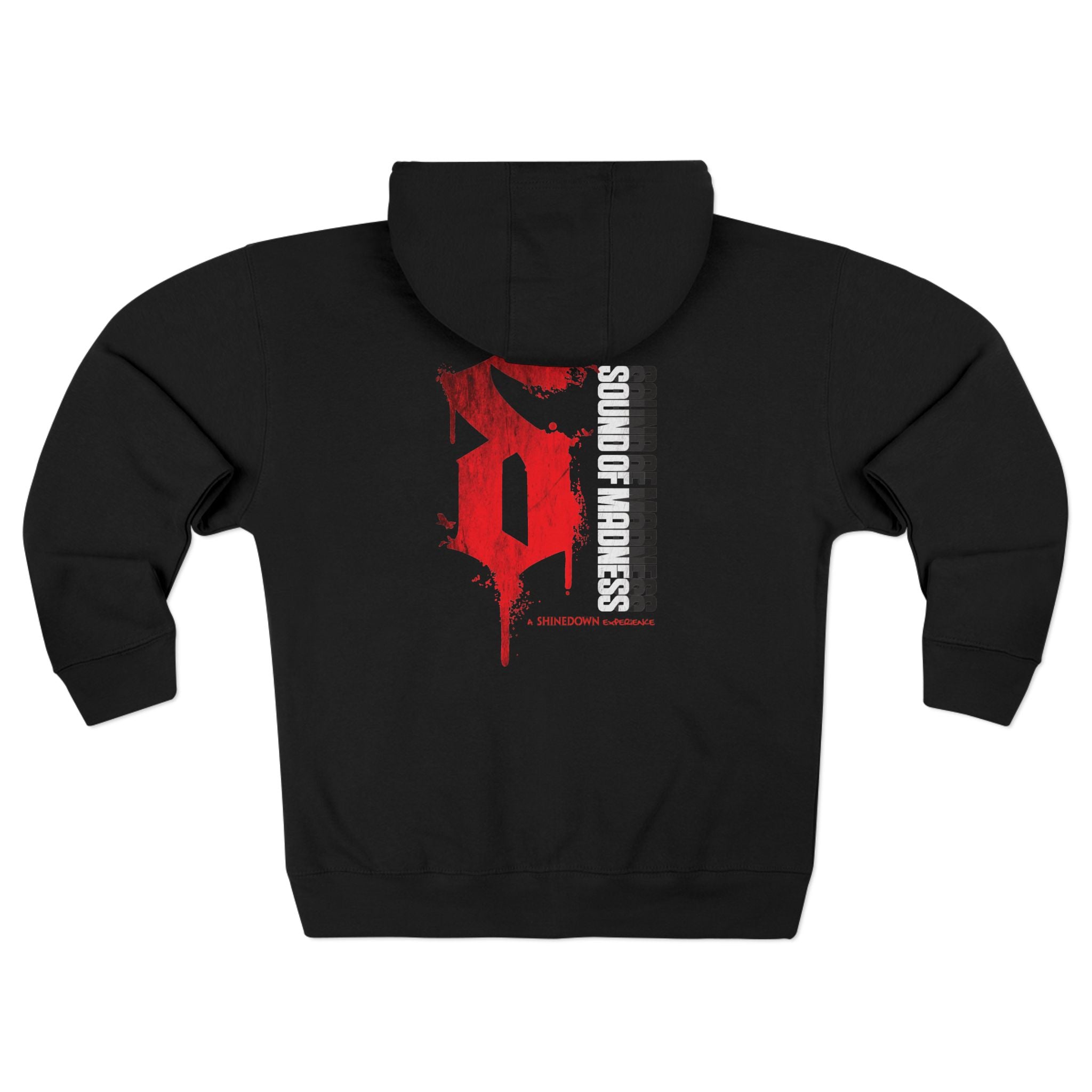 Front and Back Design Full Zip Hoodie