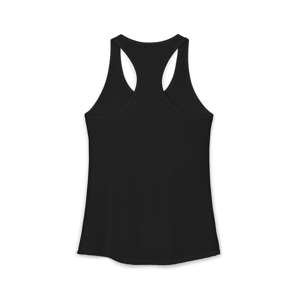 Women's Black Racerback Tank "S" Design