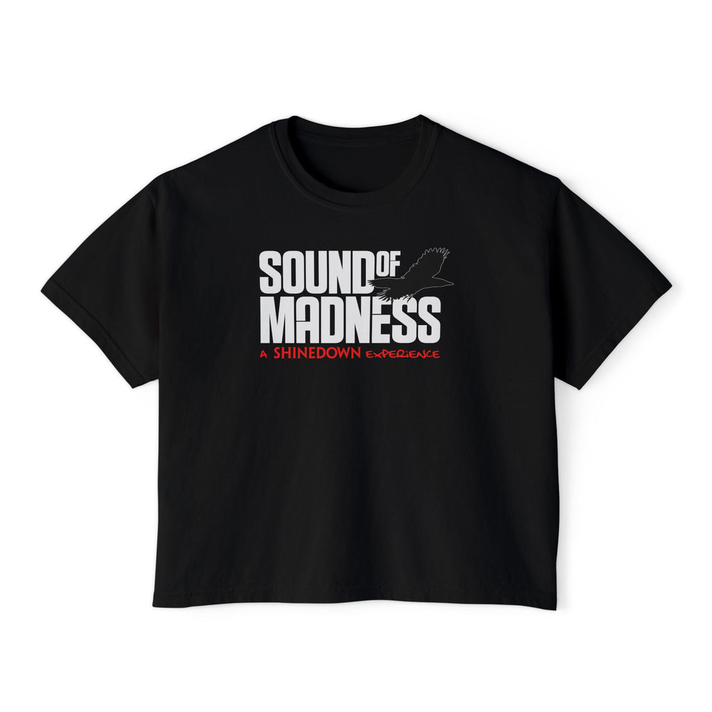Women's Black Boxy Tee