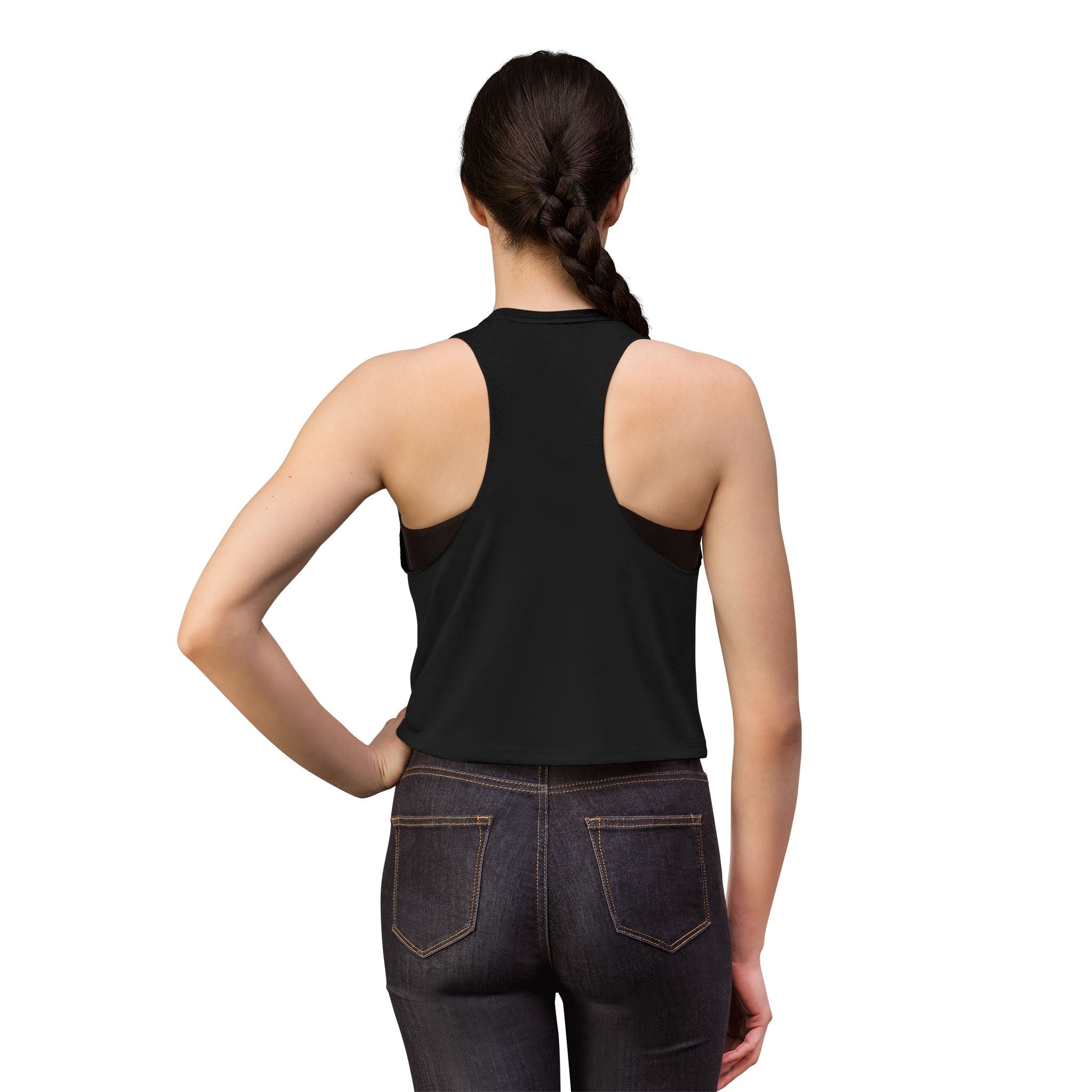 Women's Dark Crop Top "S" Design