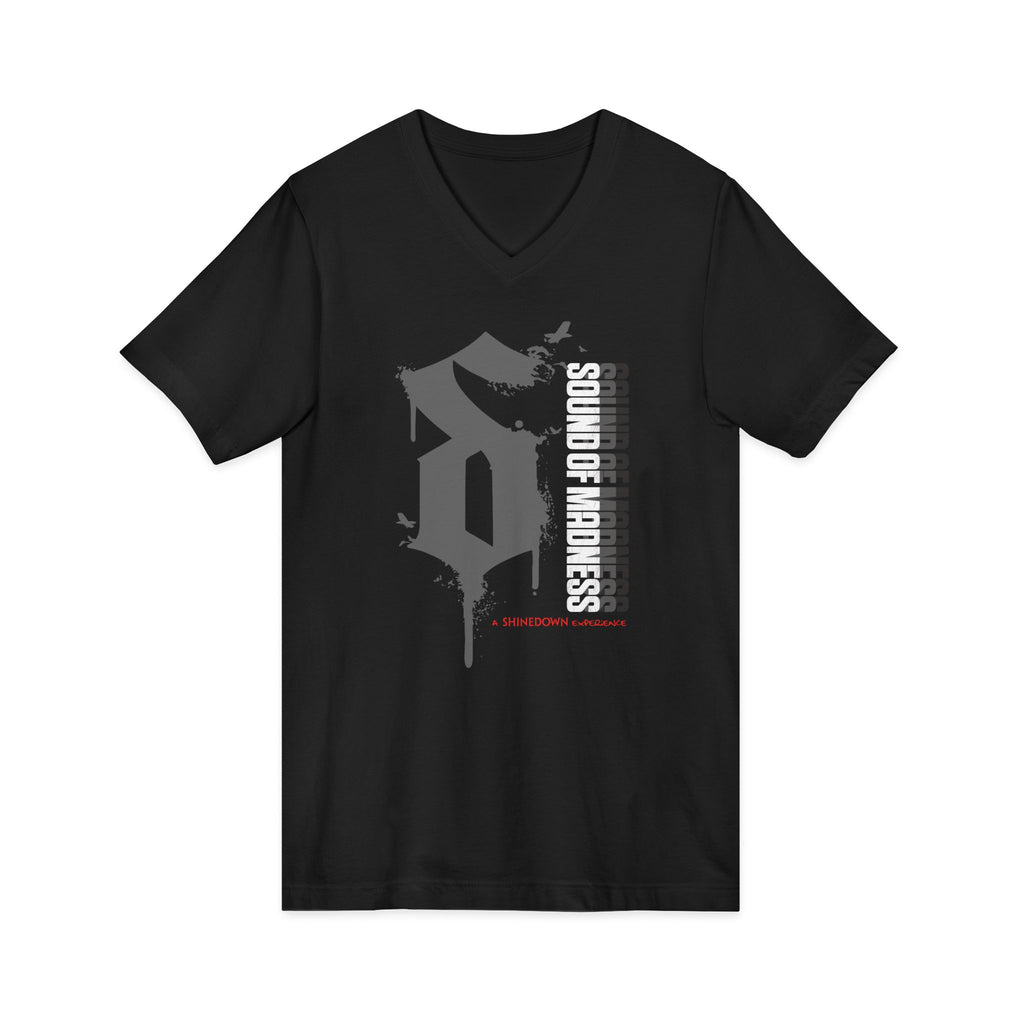 Dark V-Neck Tee Grey "S"