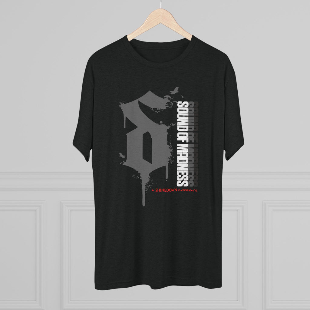 Tri-Blend Dark Crew Tee  Grey "S"