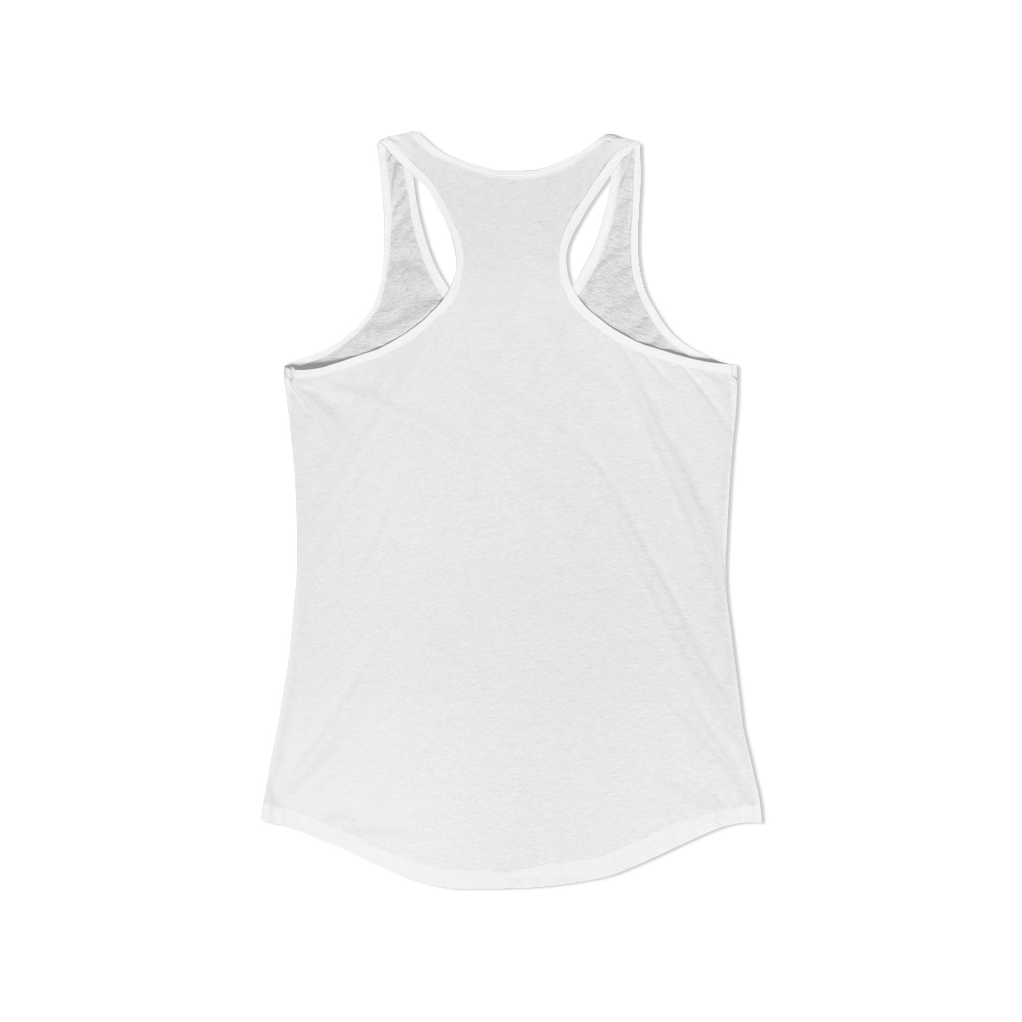 Women's White Racerback Tank