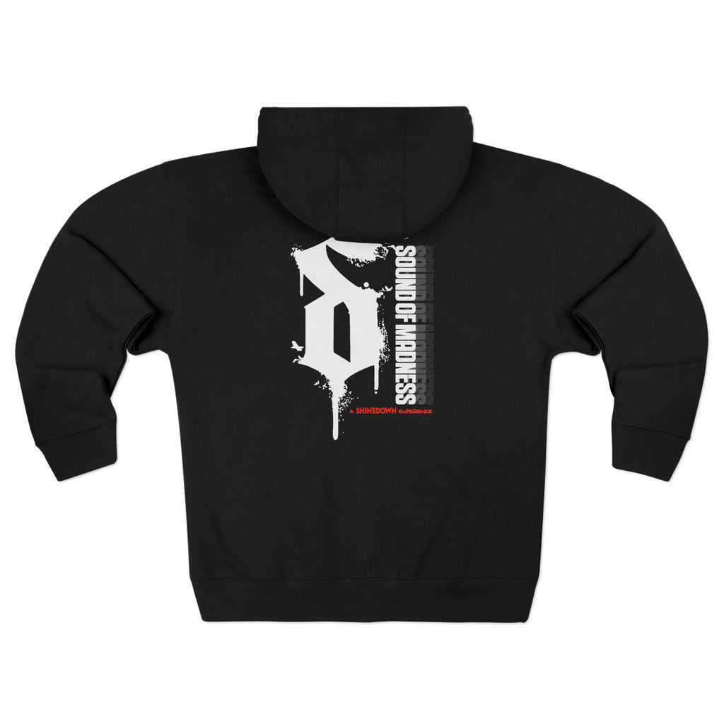 Front and Back Design Full Zip Hoodie