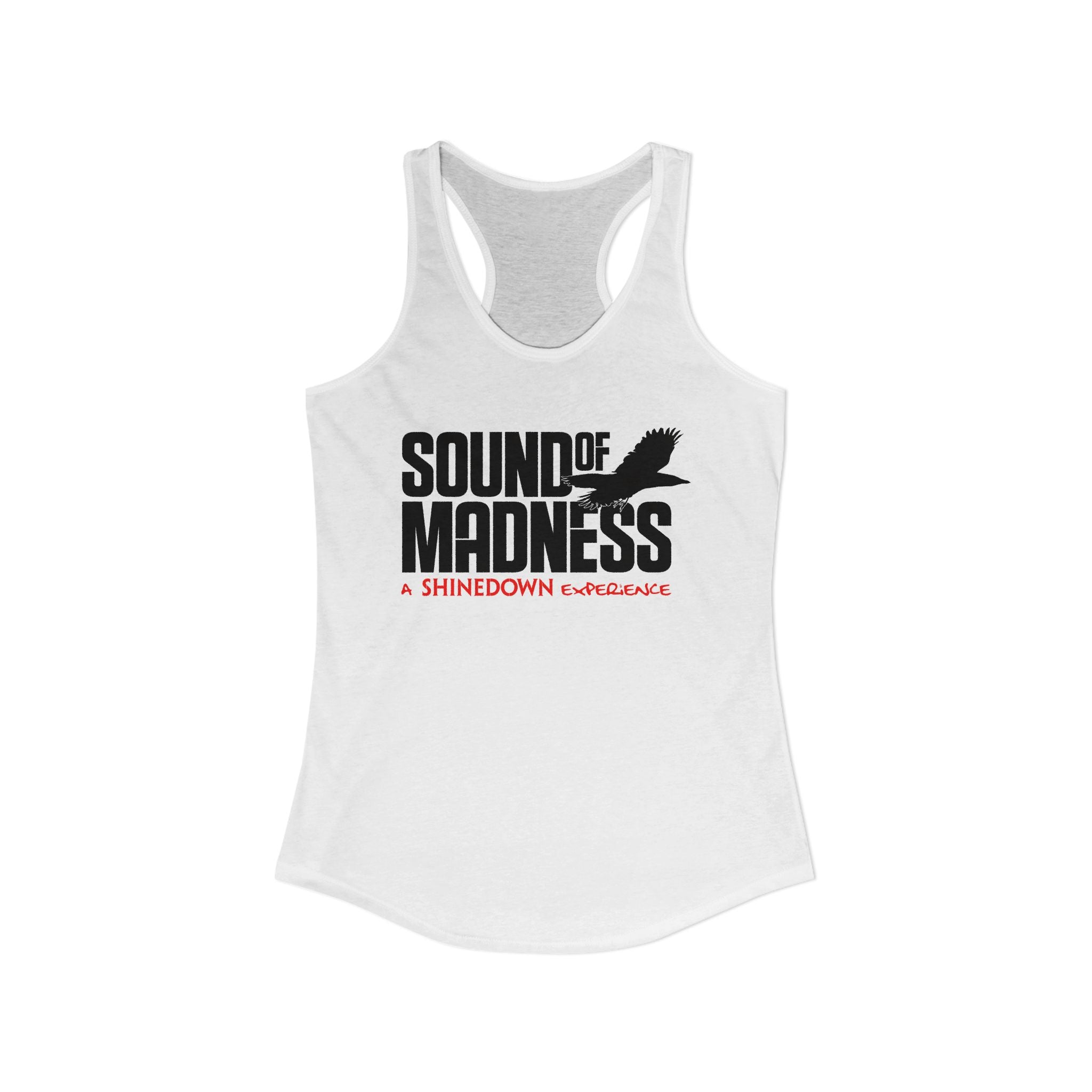 Women's White Racerback Tank