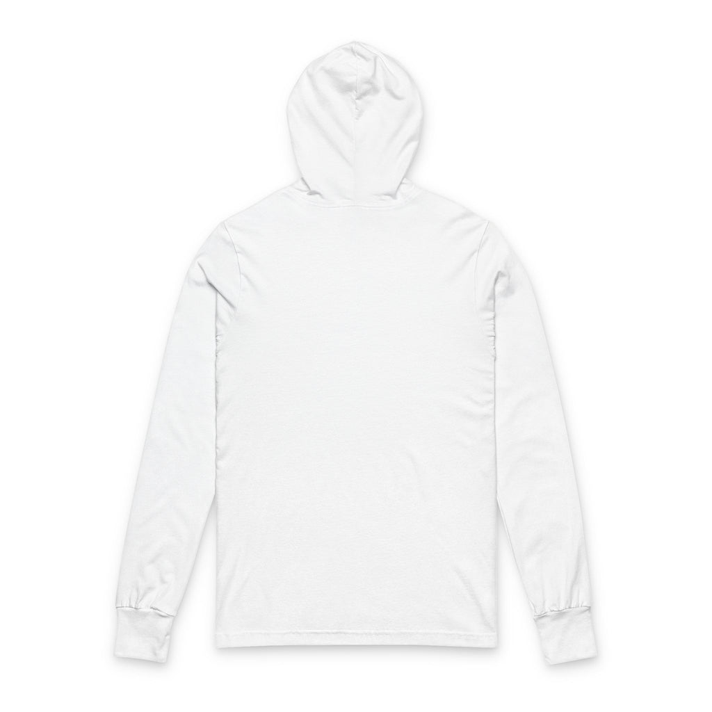 White Lightweight Long Sleeve Hooded Tee