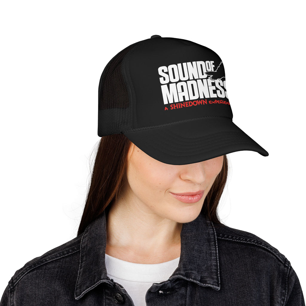 Foam Mesh Back Trucker Hat Black
