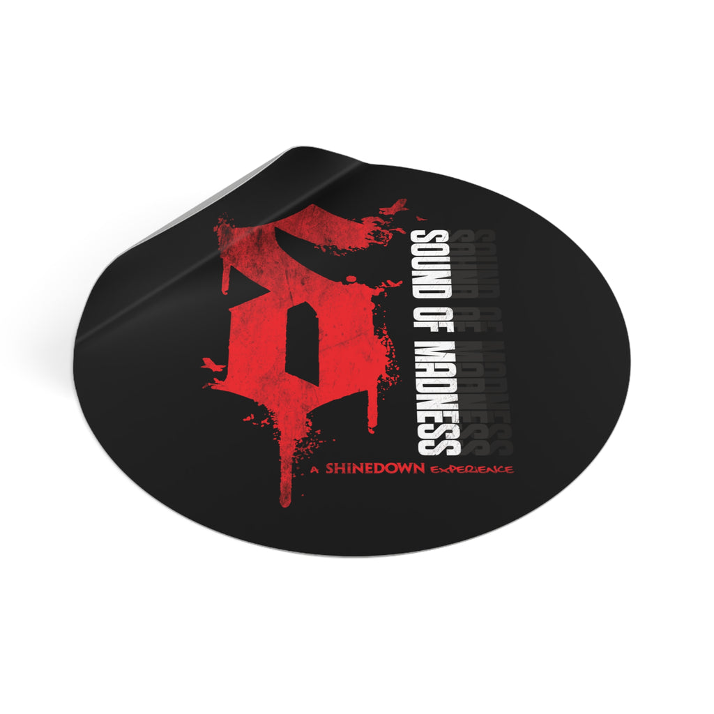 Sound of Madness Round Vinyl Sticker