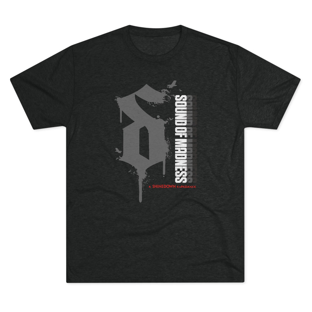 Tri-Blend Dark Crew Tee  Grey "S"