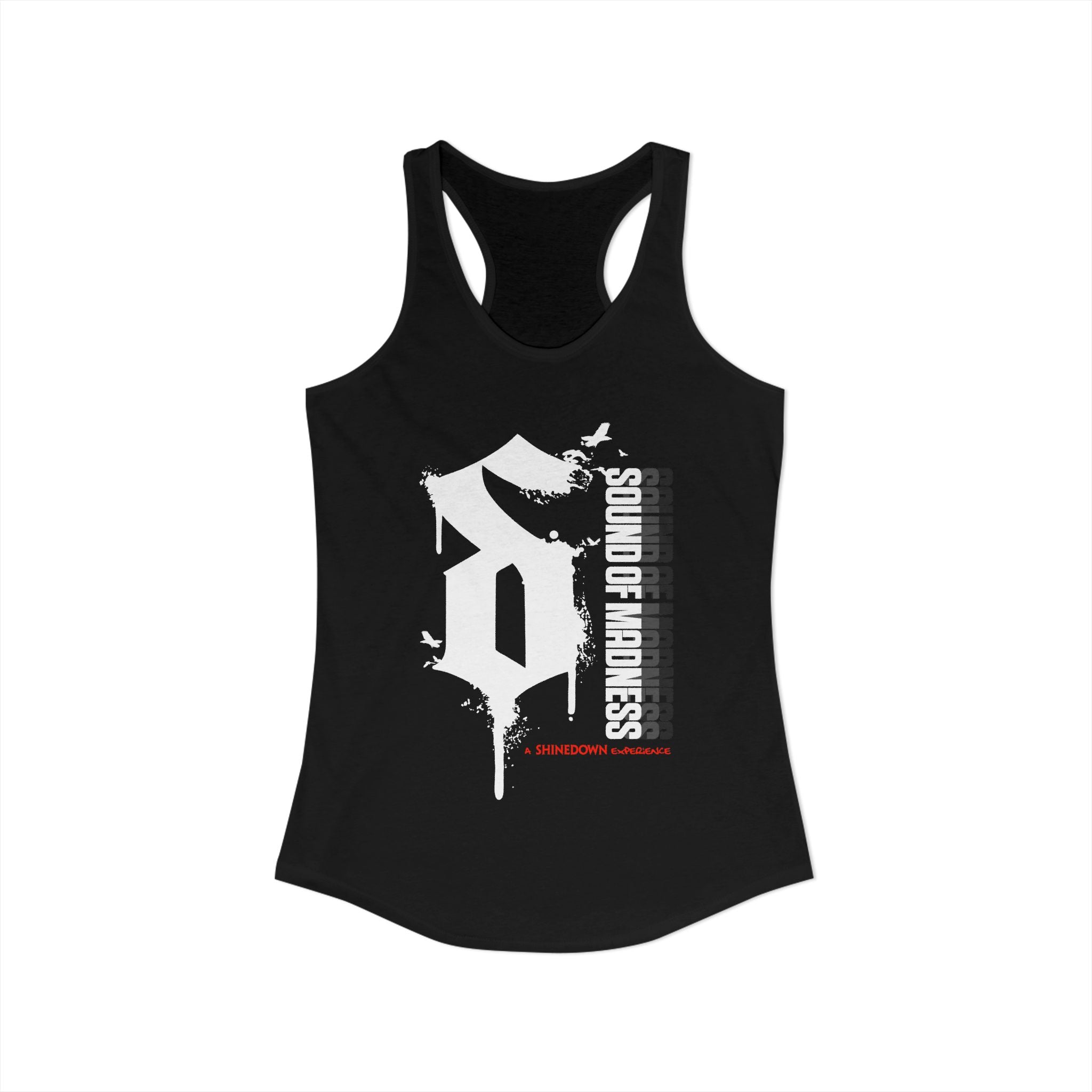 Women's Black Racerback Tank