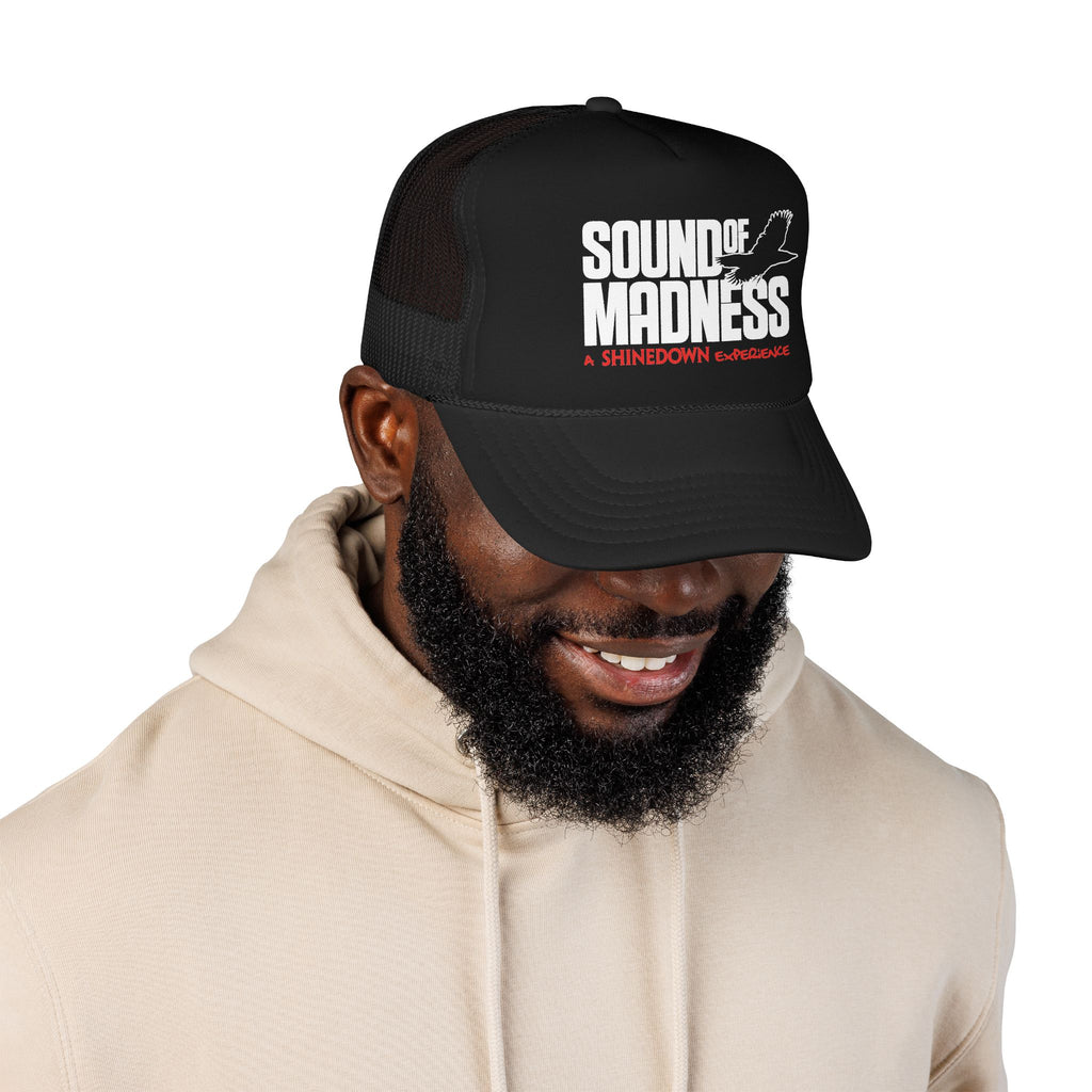 Foam Mesh Back Trucker Hat Black