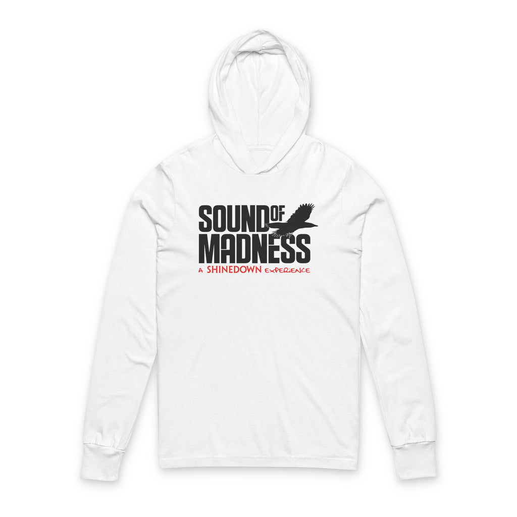 White Lightweight Long Sleeve Hooded Tee