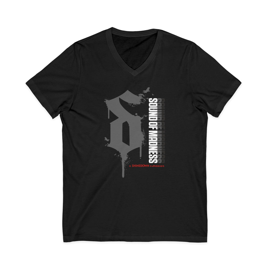 Dark V-Neck Tee Grey "S"