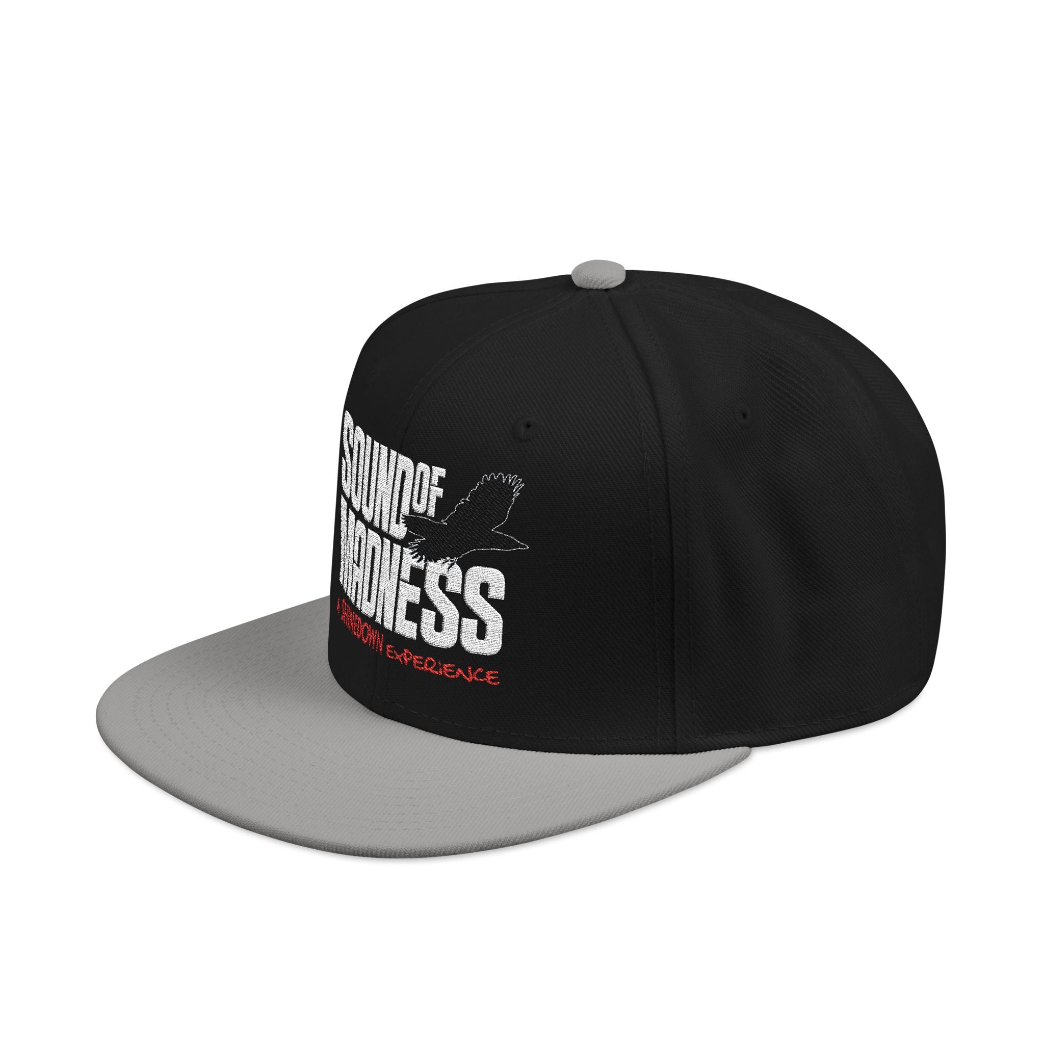 Dark Embroidered Snapback Hat