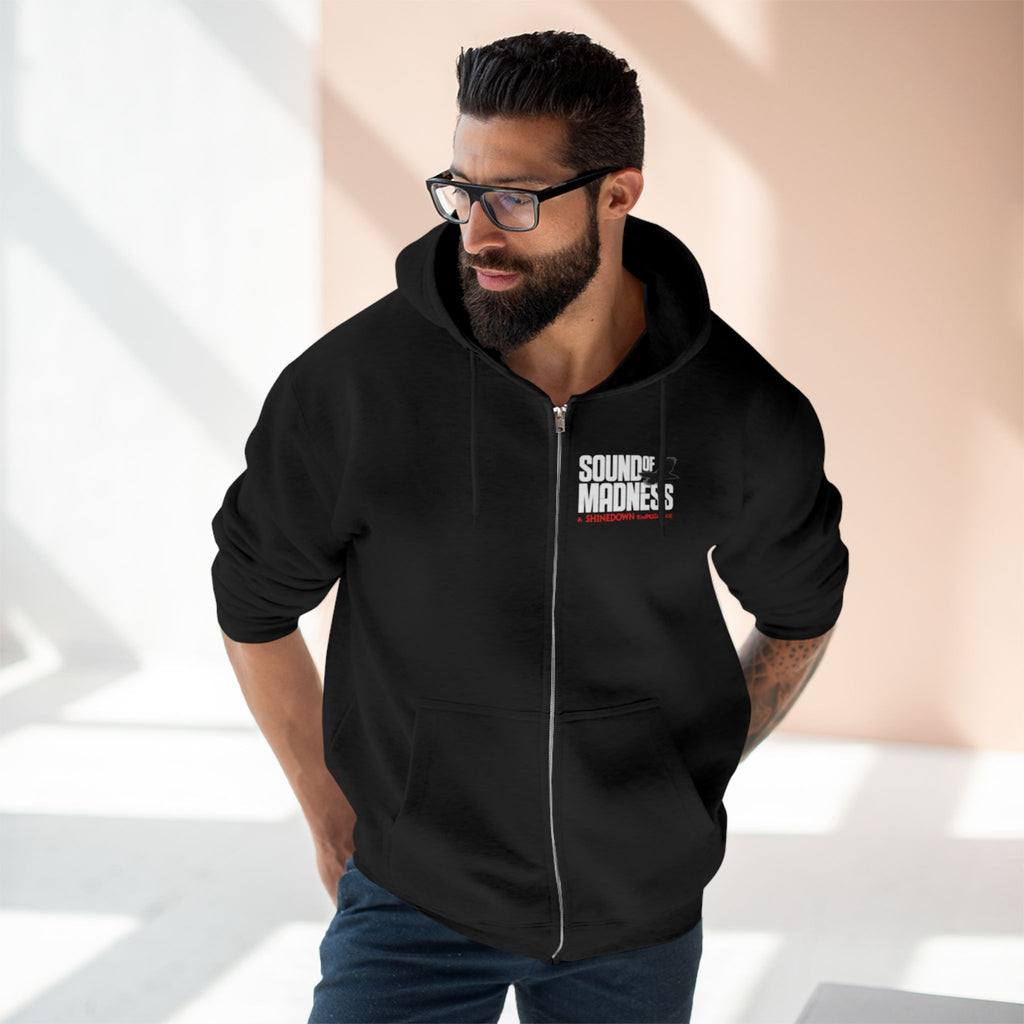 Front and Back Design Full Zip Hoodie