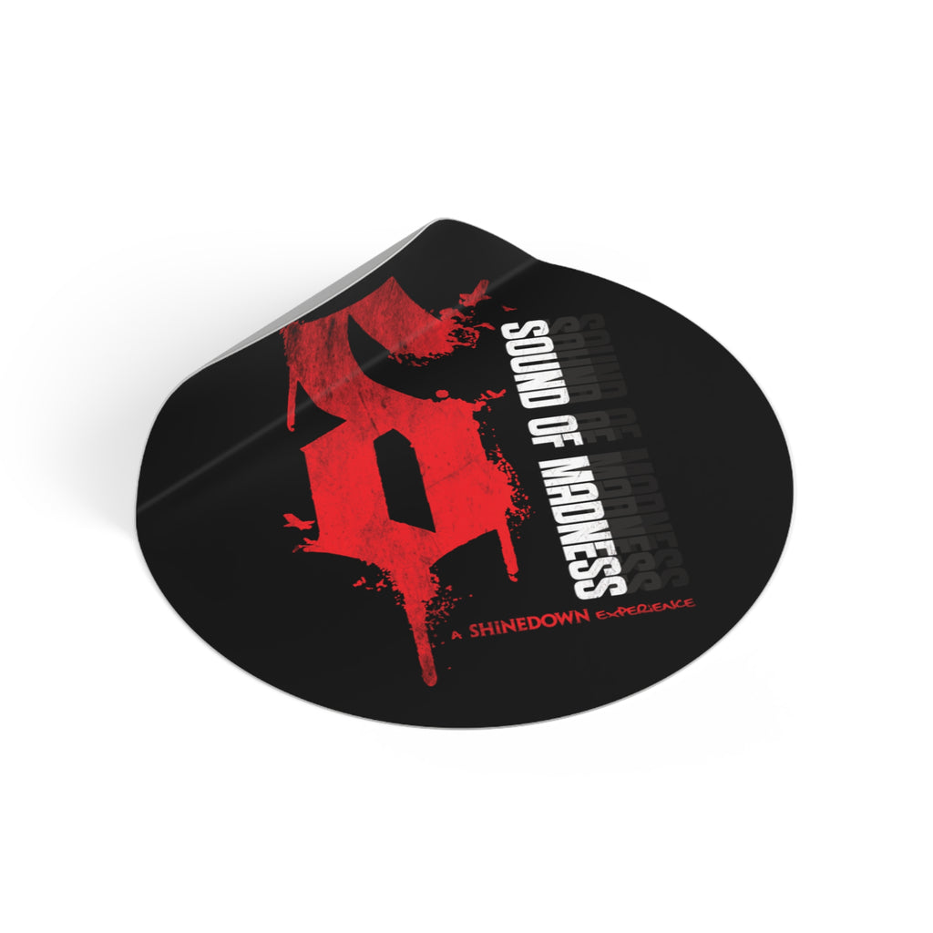 Sound of Madness Round Vinyl Sticker