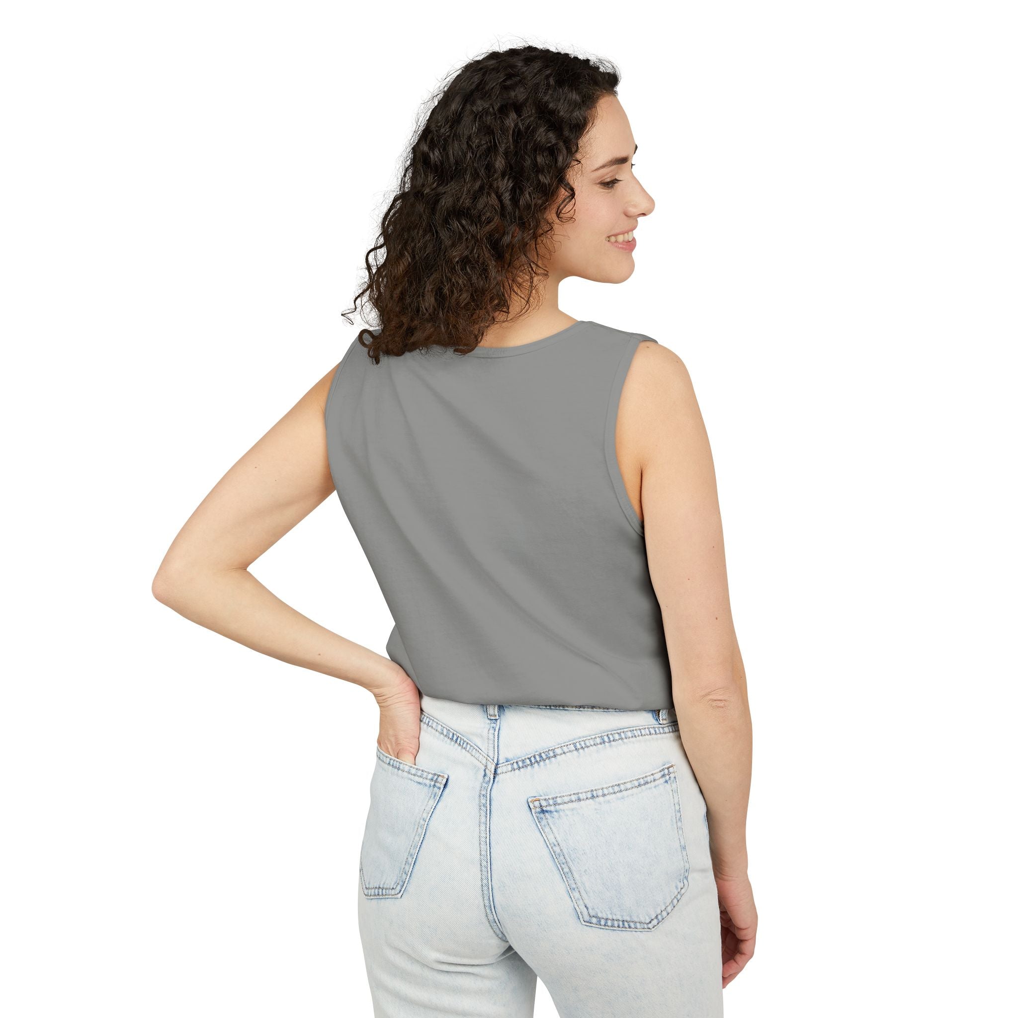 Unisex Dark Gray Muscle Tank