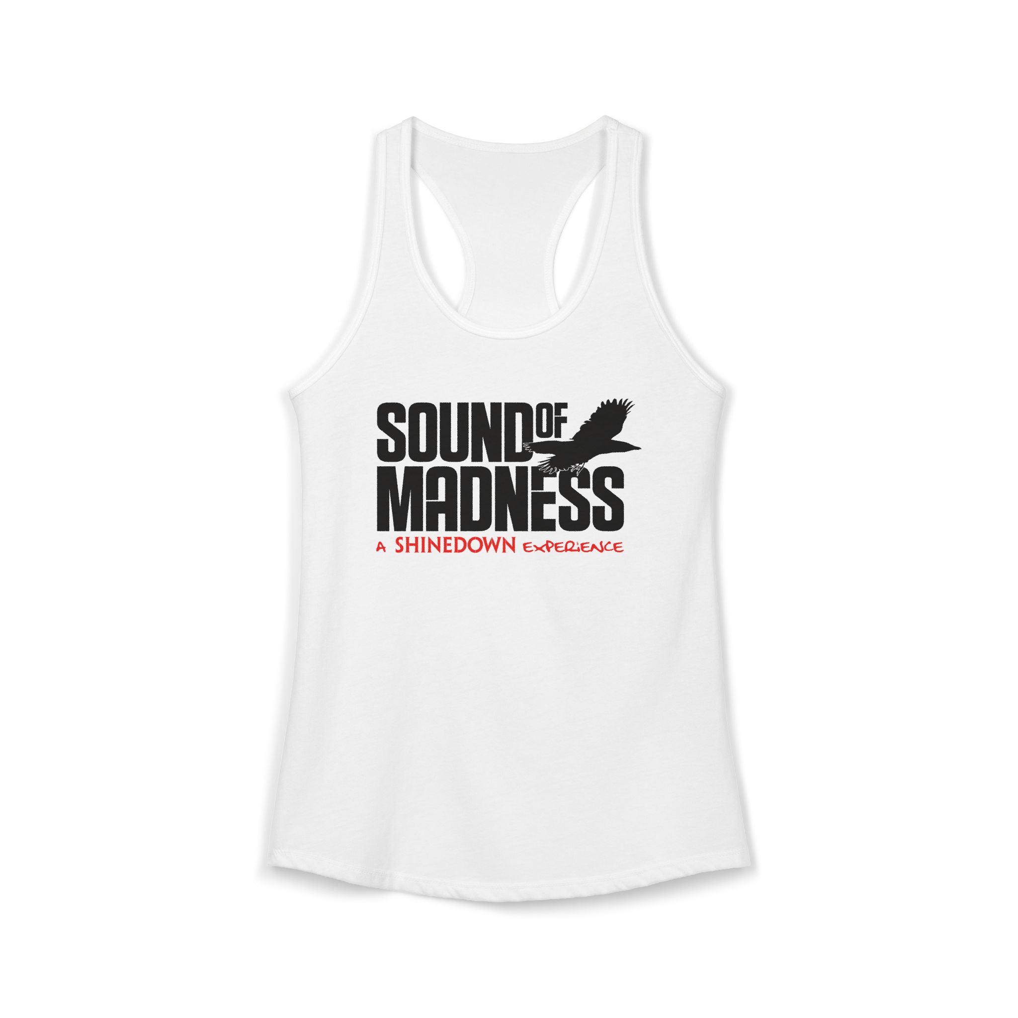 Women's White Racerback Tank