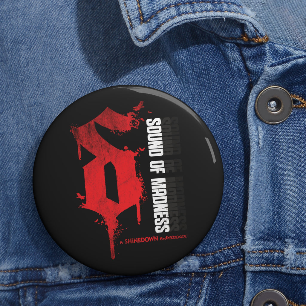 Band Pin Button "S" Design