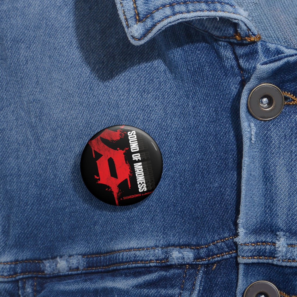 Band Pin Button "S" Design