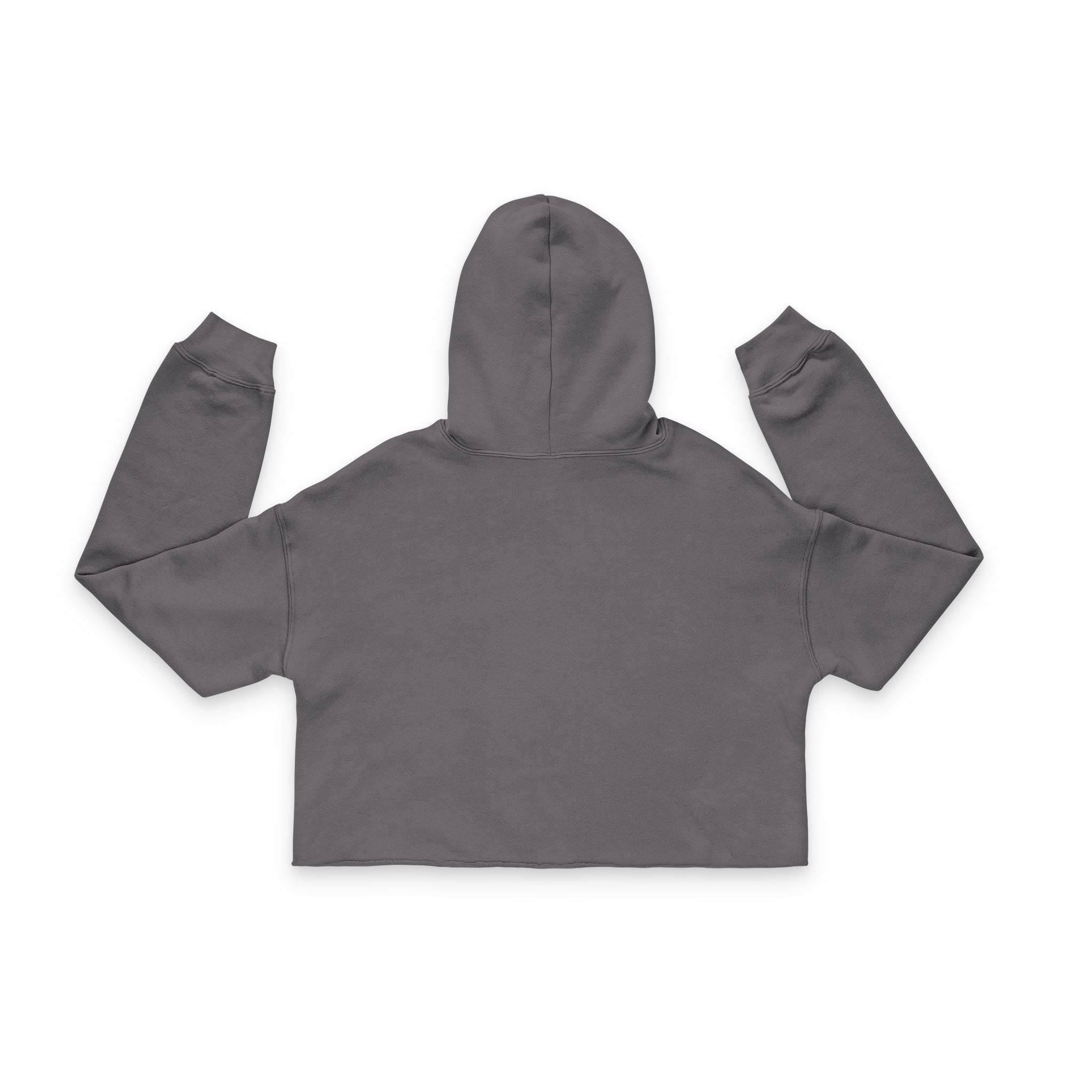 Women's Cropped Dark Hoodie "S" Design