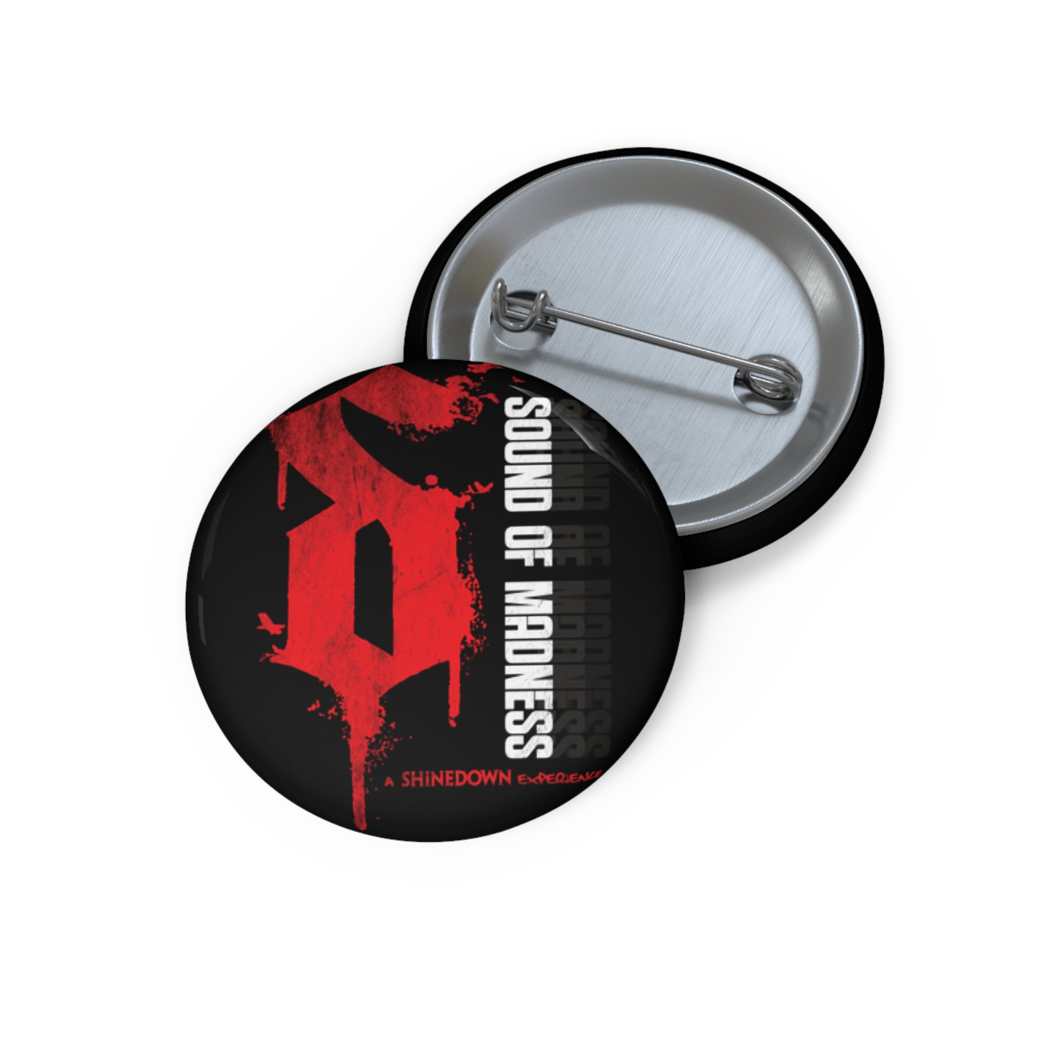 Band Pin Button "S" Design