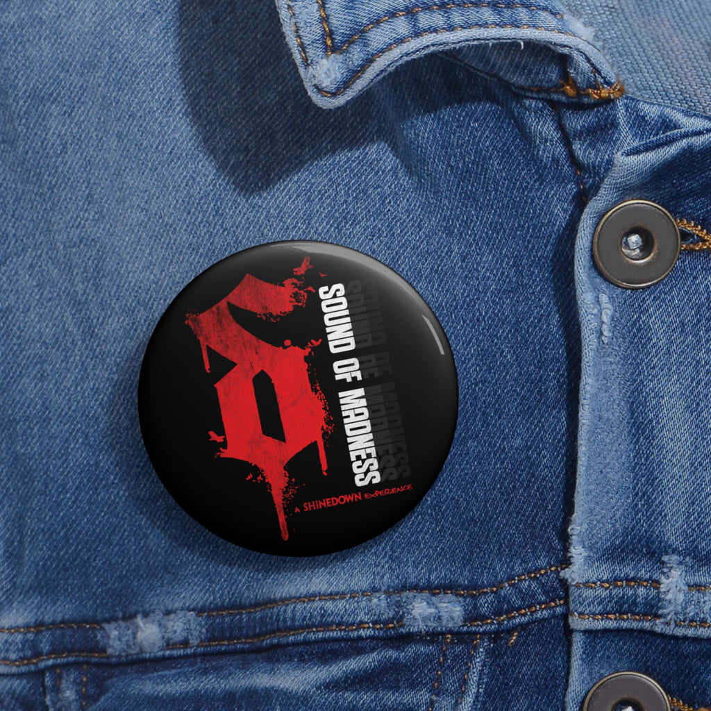 Band Pin Button "S" Design