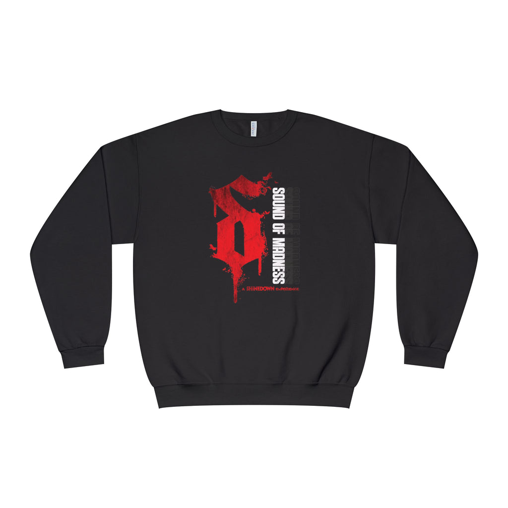 Black Crewneck Sweatshirt "S" Design