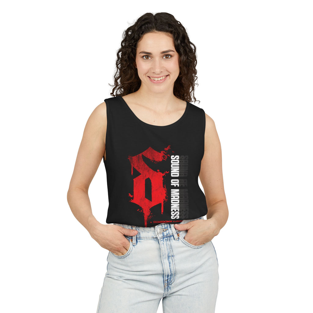 Black Unisex Muscle Tank "S" Design