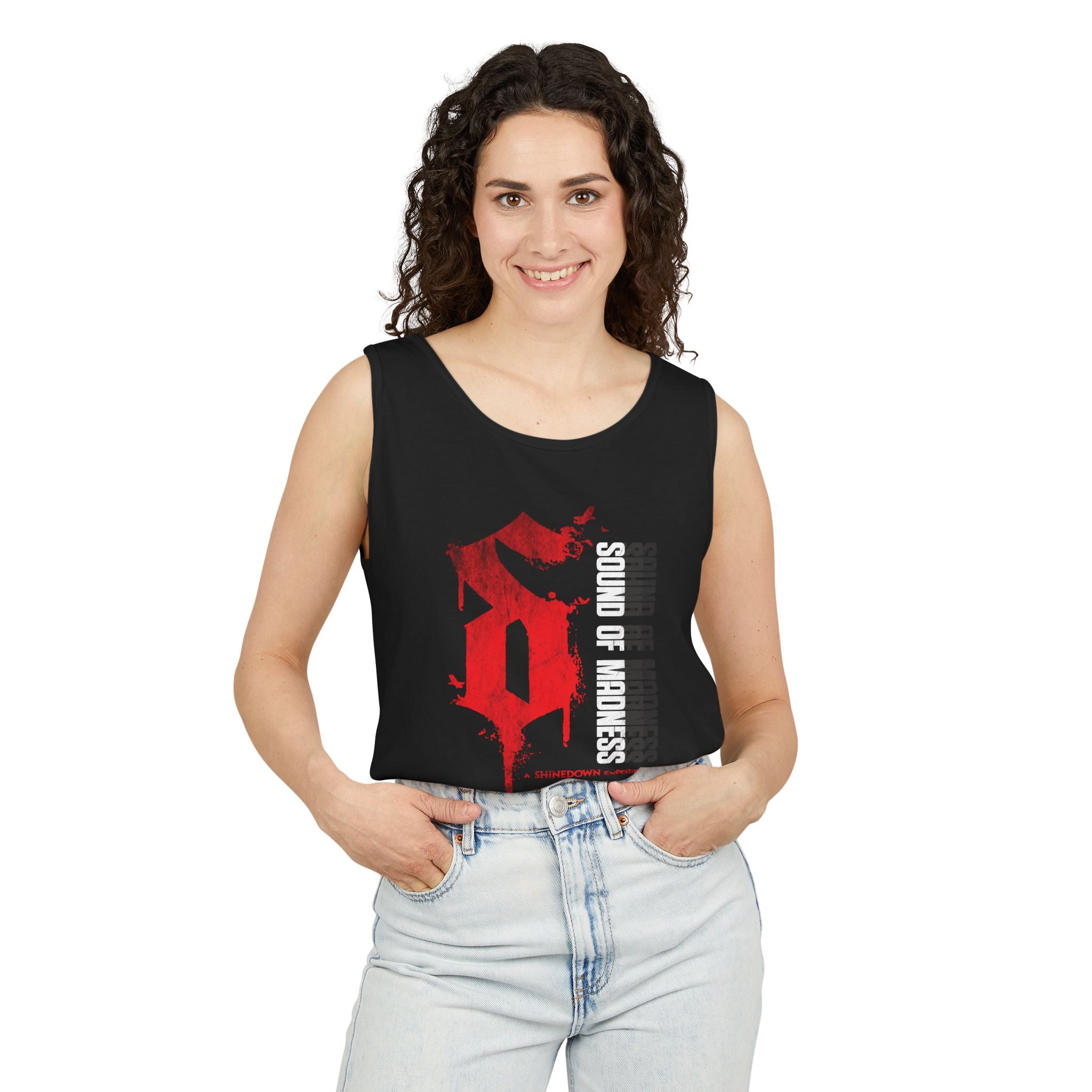 Black Unisex Muscle Tank "S" Design