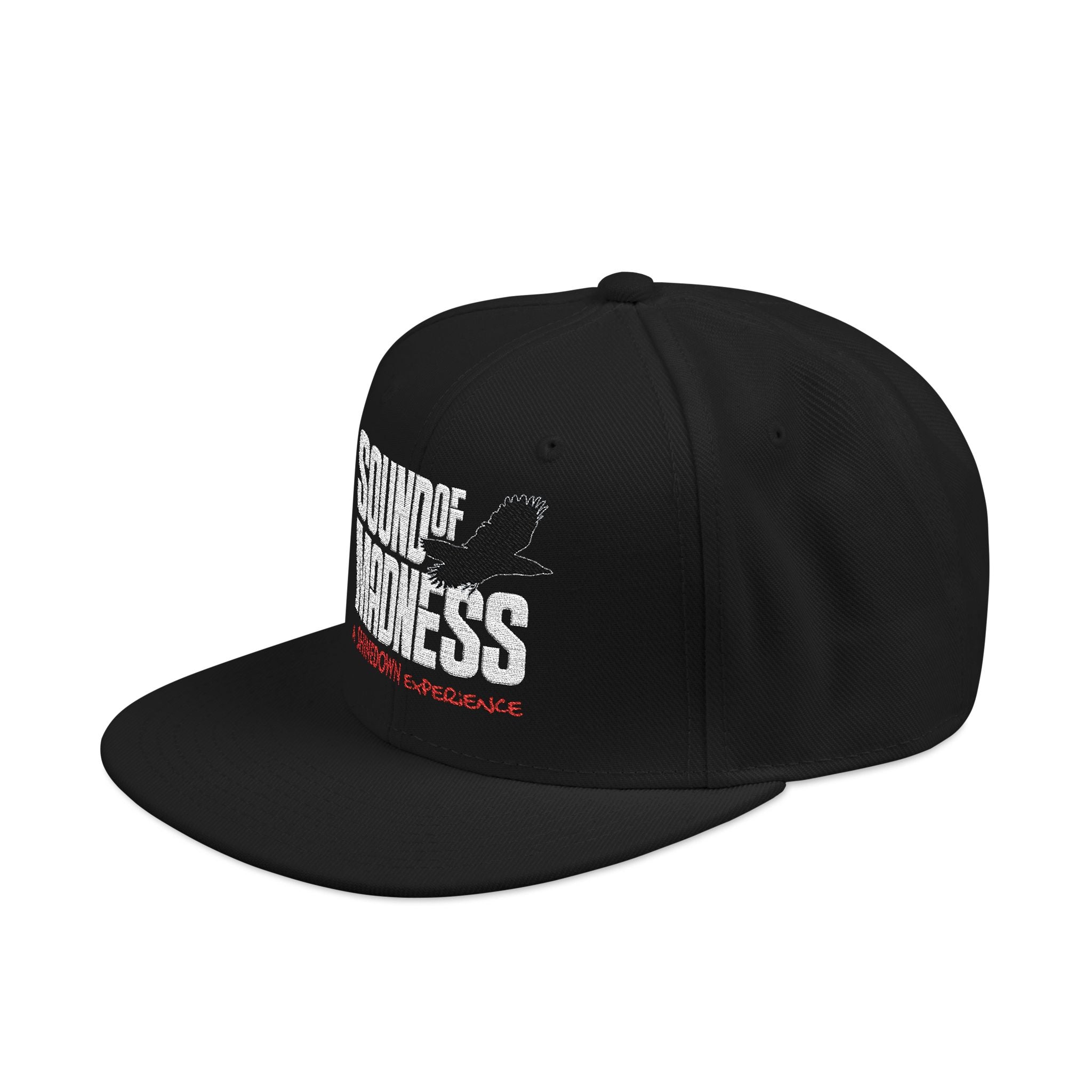 Dark Embroidered Snapback Hat