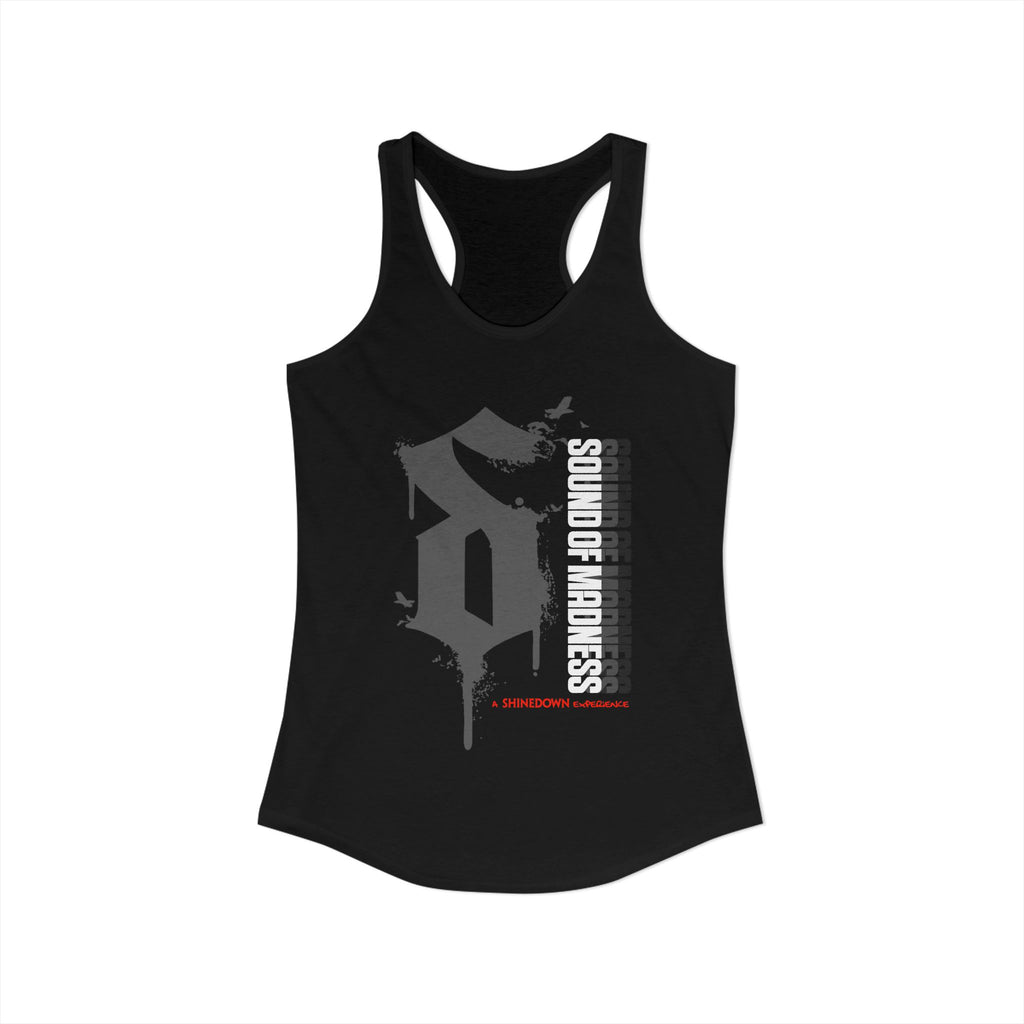 Women's Black Racerback Tank