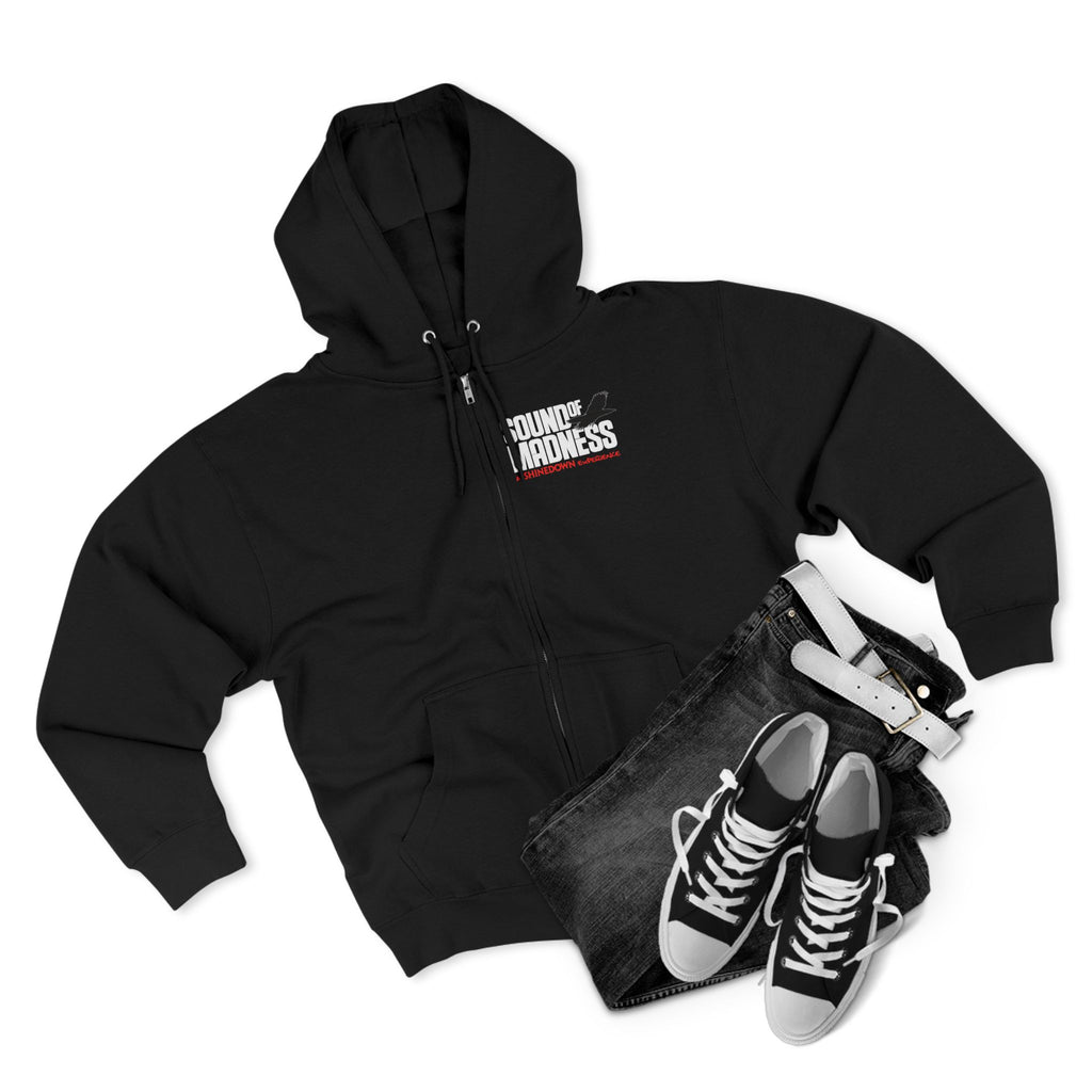 Front and Back Design Full Zip Hoodie