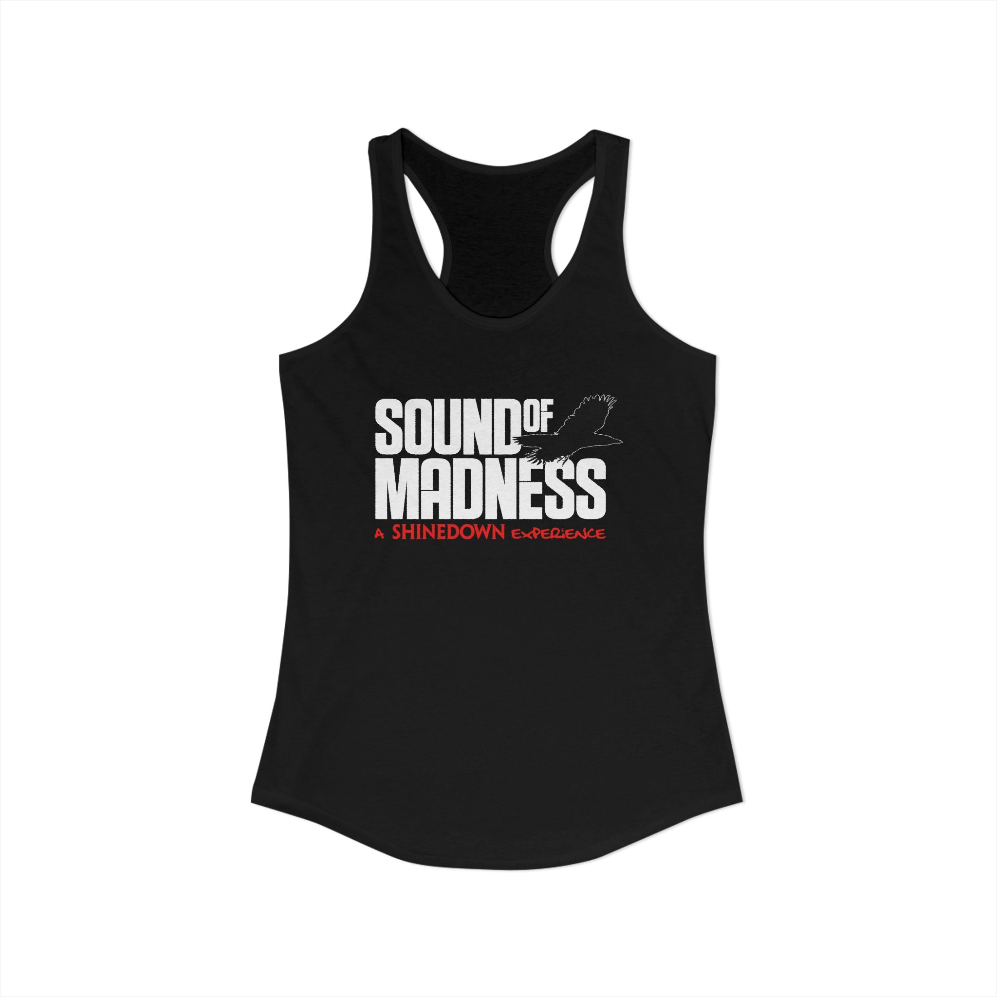 Women's Black Racerback Tank