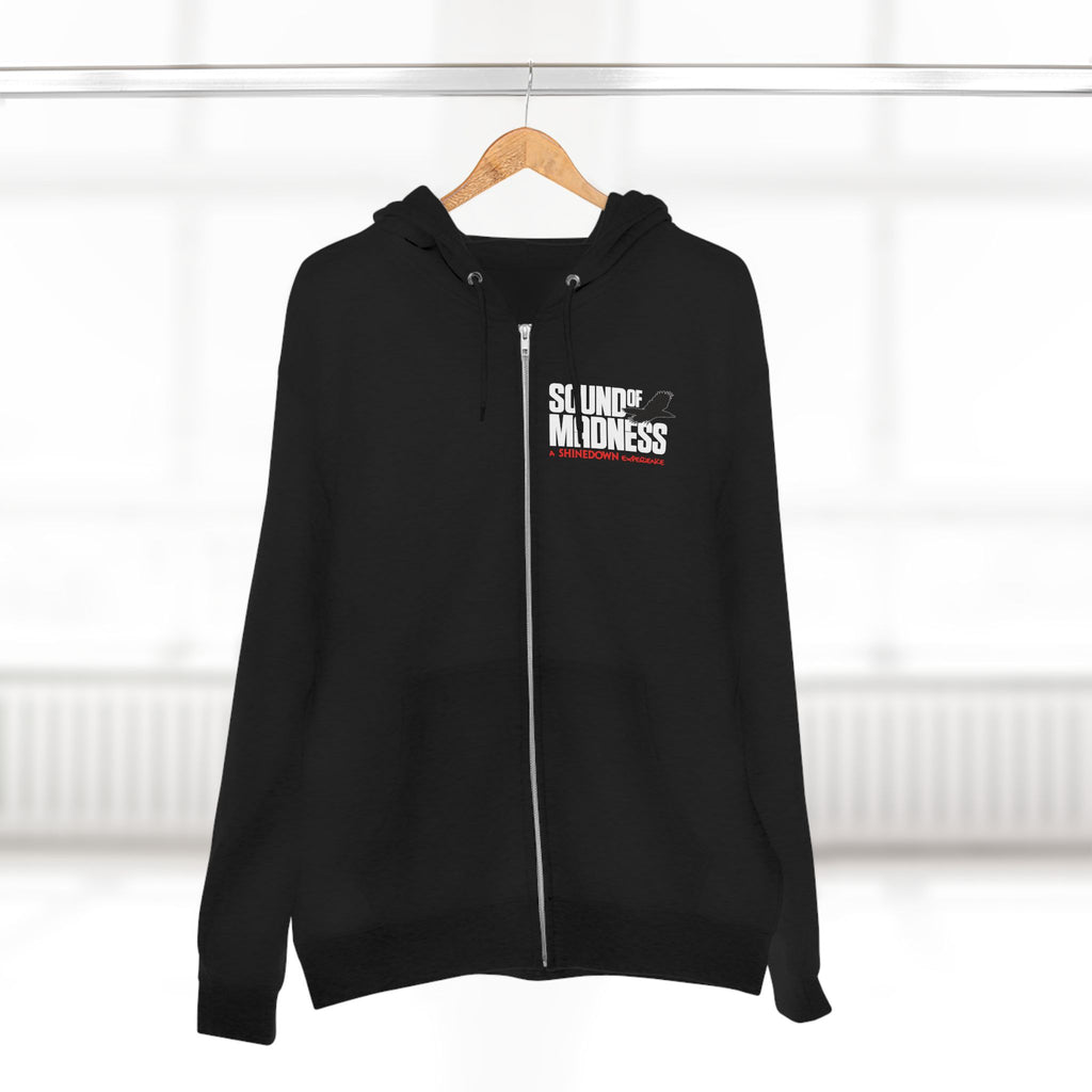 Front and Back Design Full Zip Hoodie