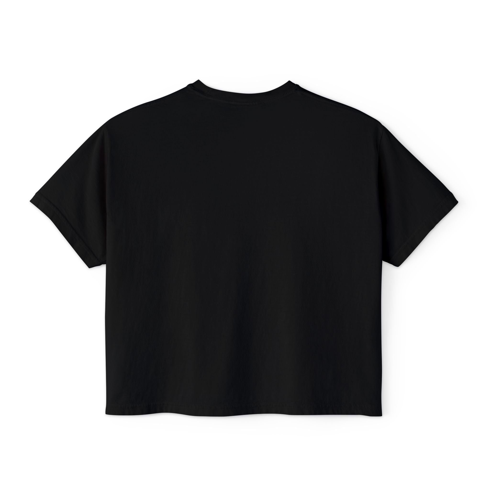 Women's Black Boxy Tee