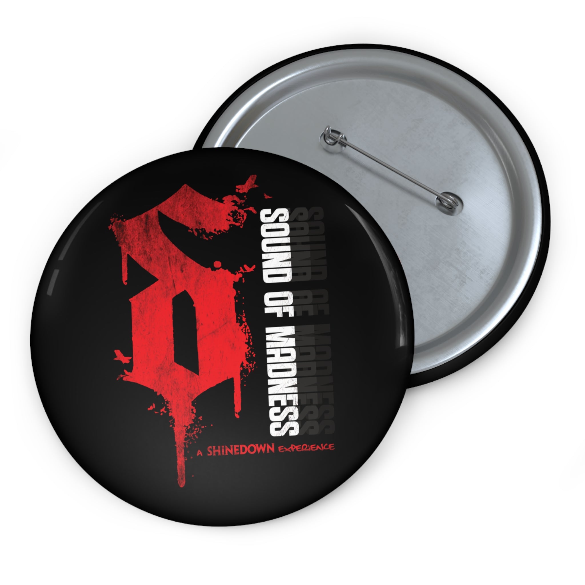 Band Pin Button "S" Design