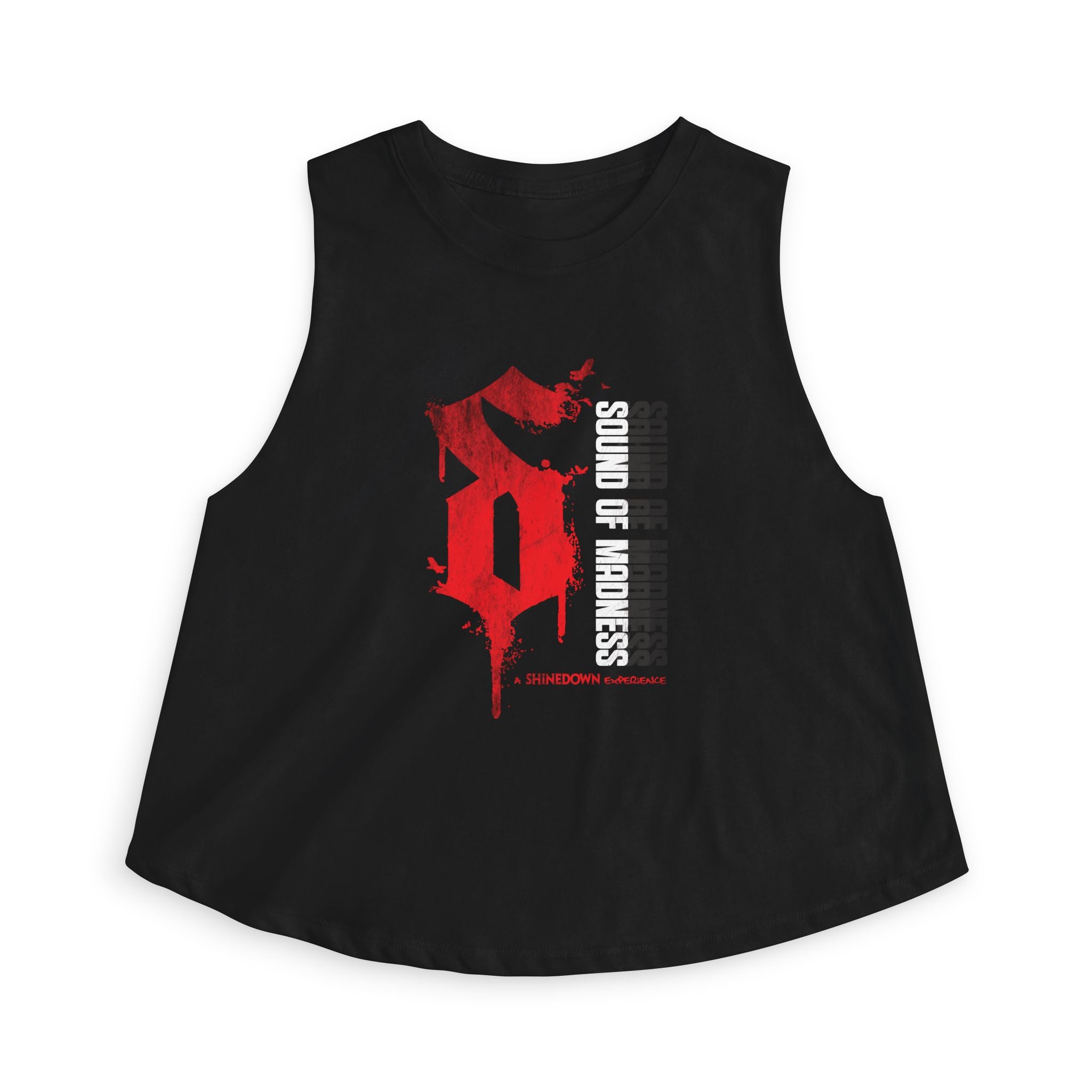 Women's Dark Crop Top "S" Design