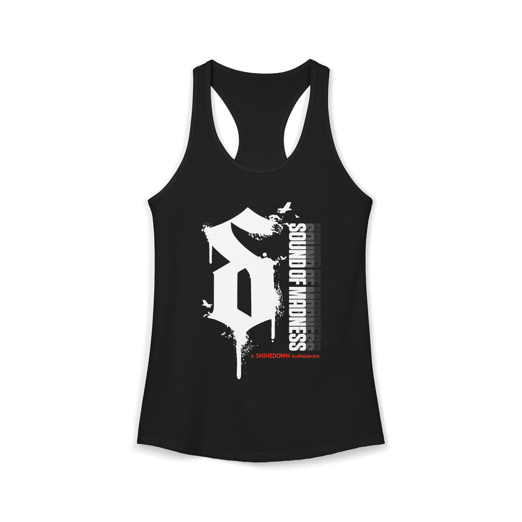 Women's Black Racerback Tank