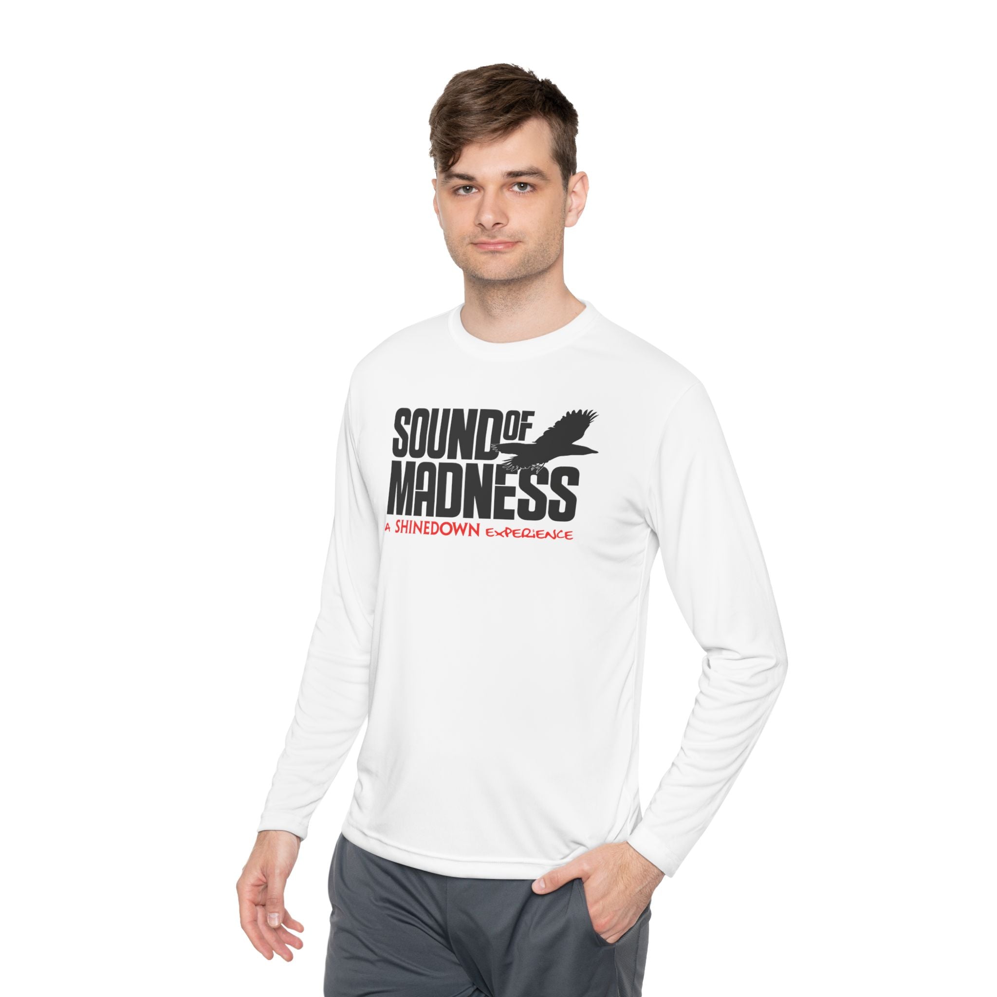 Unisex White Long Sleeve Tee