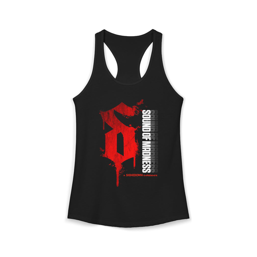 Women's Black Racerback Tank