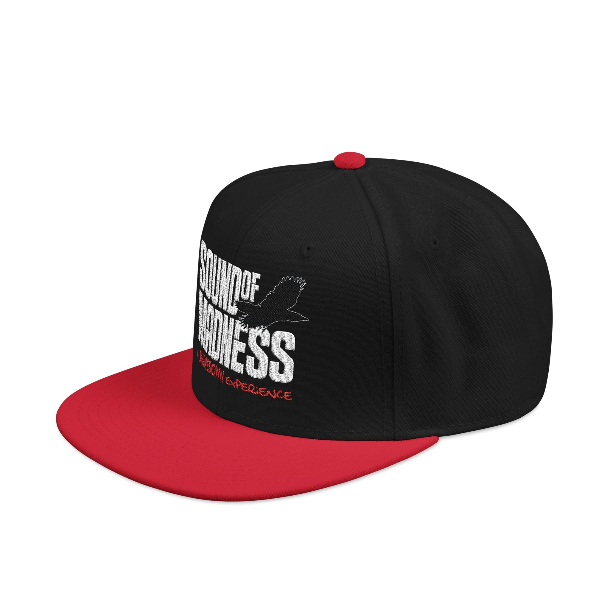 Dark Embroidered Snapback Hat