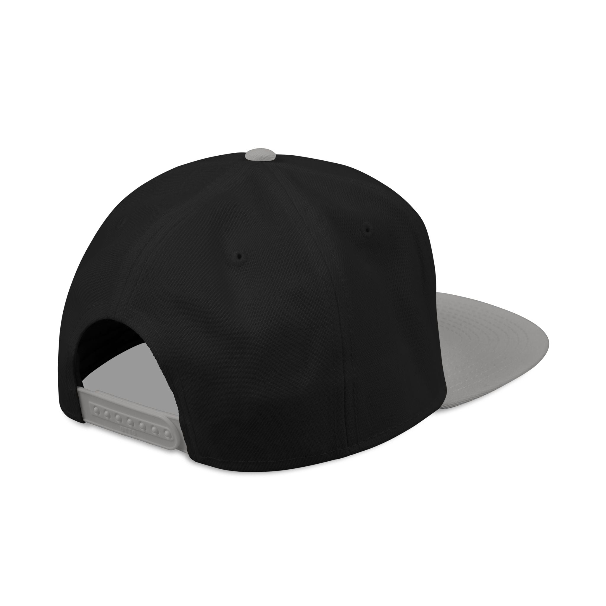 Dark Embroidered Snapback Hat